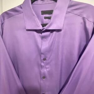 Calvin Klein Men's Lavender Dress Shirt